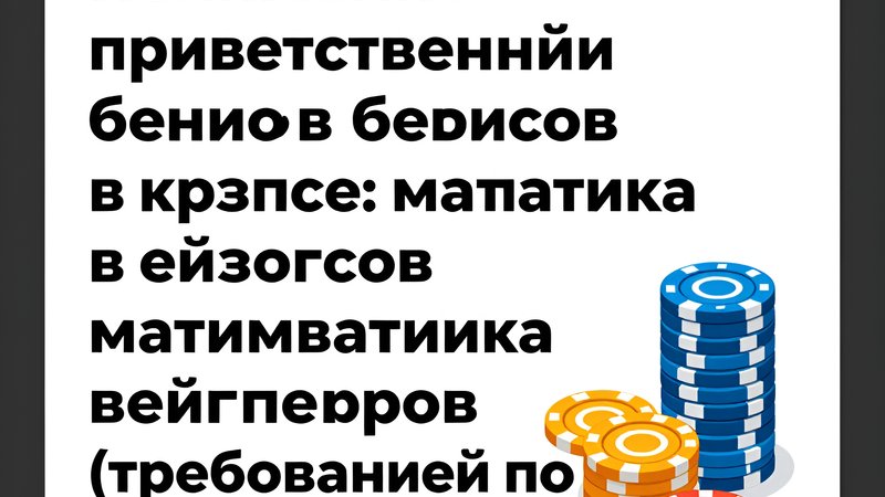 Математический расчет вейджера для приветственного бонуса в онлайн крэпсе от Bet Turkiye Guncel